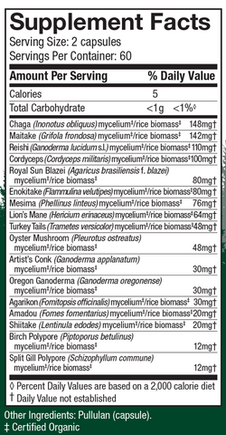 MyCommunity® 120 Capsules Supplement Facts
