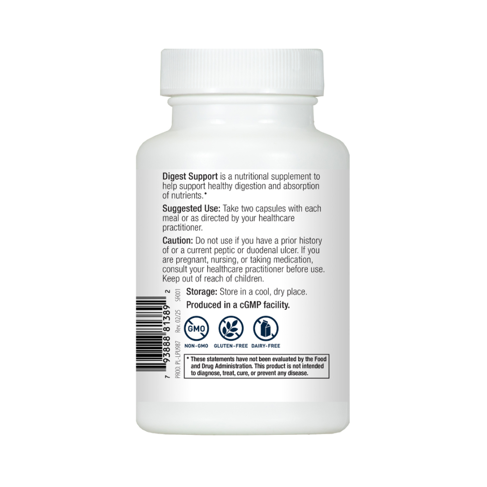Digest Support | Supplement Facts | Legacy Pure Supplements