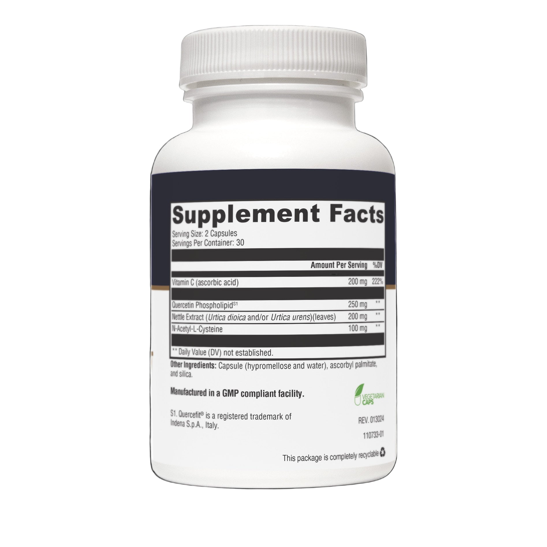 Enviro Hist | Supplement Facts | Legacy Pure Supplements