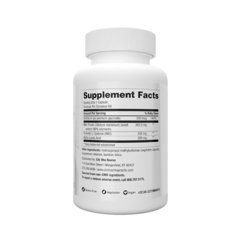 Hepato Reset | Supplement Facts 3 | Legacy Pure Supplements
