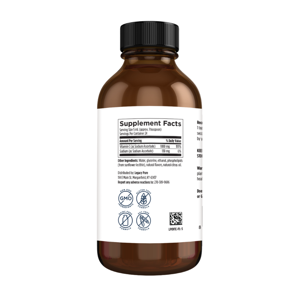 Liposomal Vitamin C_Ingredients_Legacy Pure Supplements