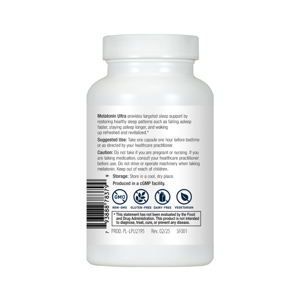 Melatonin Ultra | Supplement Facts | Legacy Pure Supplements