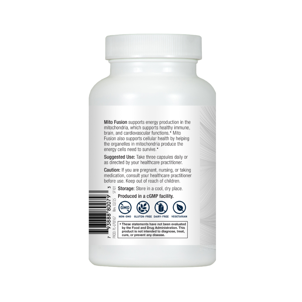 Mito Fusion | Supplement Facts 3 | Legacy Pure Supplements
