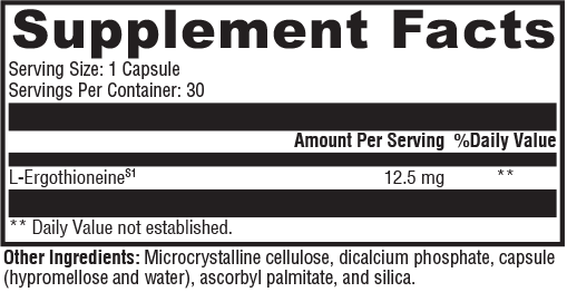 Chi Rho Chiropractic - NeuroMito Support Supplement Facts