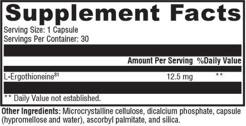 Chi Rho Chiropractic - NeuroMito Support Supplement Facts