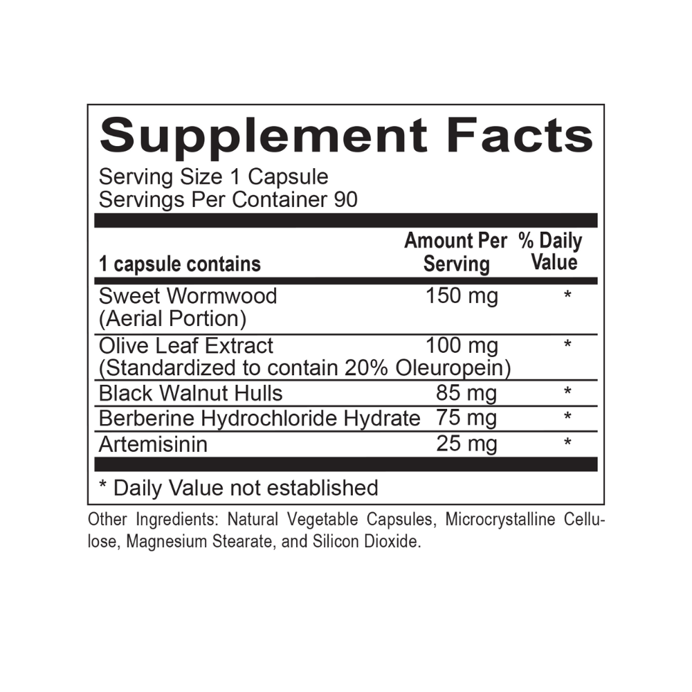 Para Pro | Supplement Facts | Legacy Pure Supplements