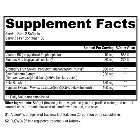 Prostate FLO™ 60 Softgels