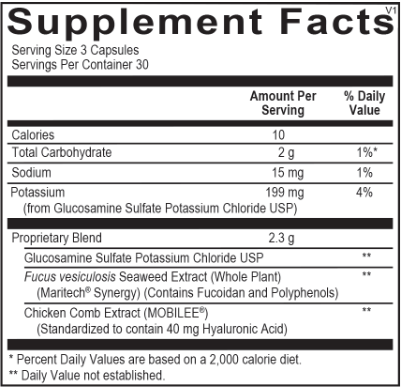 Vessel Integrity | Supplement Facts | Legacy Pure Supplements