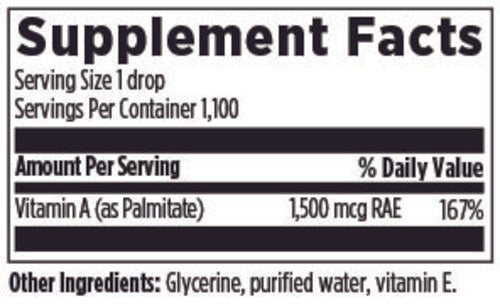 Chi Rho Chiropractic - Opti A Dietary Supplement Facts