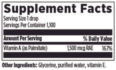 Chi Rho Chiropractic - Opti A Dietary Supplement Facts