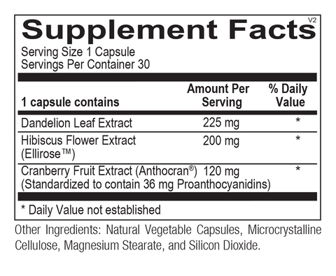 Chi Rho Chiropractic - UT Clear Dietary Supplement Facts